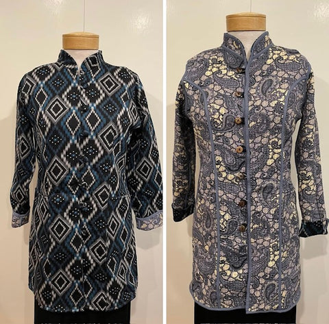 Quilted Reversible Jacket and Coat