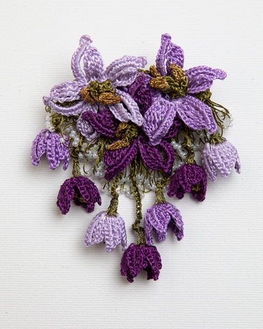 Brooch Star - Purple
